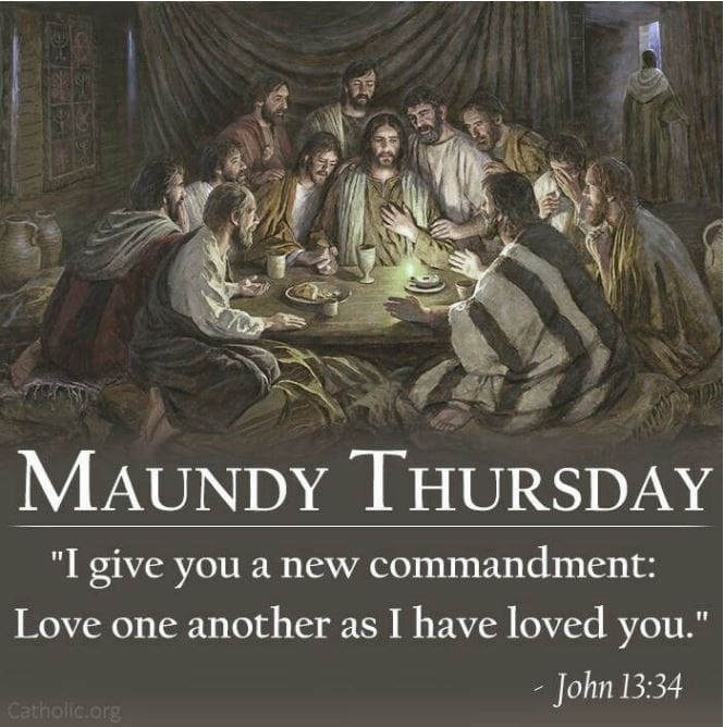 Maundy Thursday April 6, 2023 St Peter's Lutheran Church