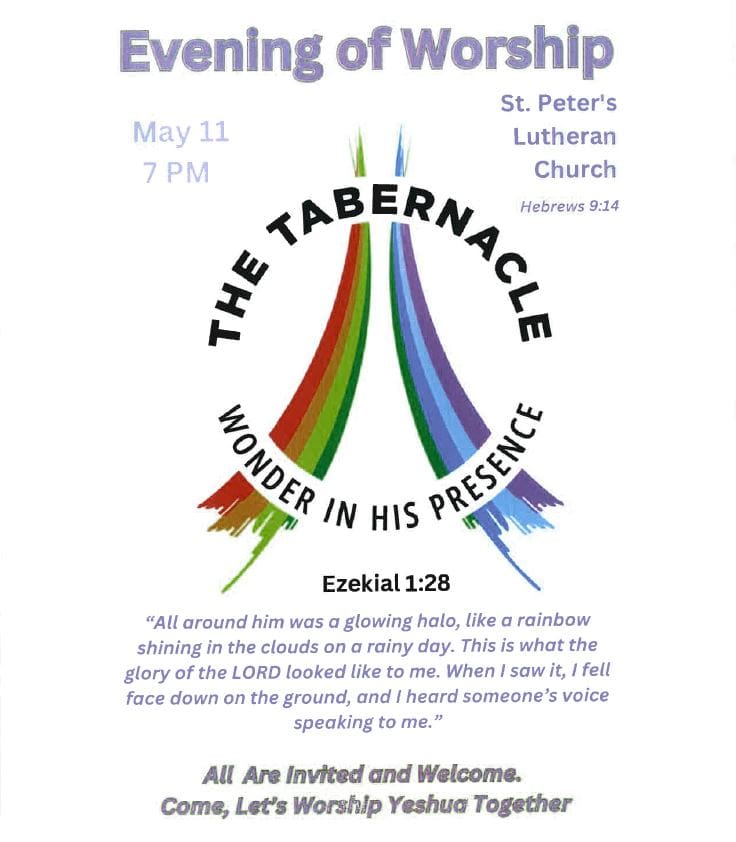 TYMS Tabernacle Evening Of Worship | St Peter's Lutheran Church